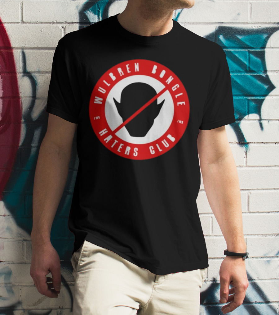 Wulbren Bongle Haters Club Red Circle T-Shirt