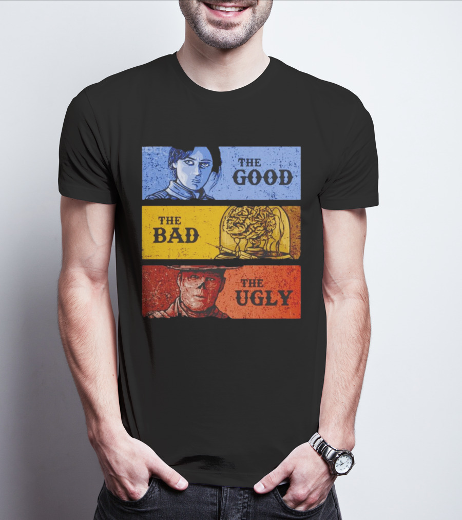 Fallout The Good The Bad The Ugly Character Carousel T-Shirt