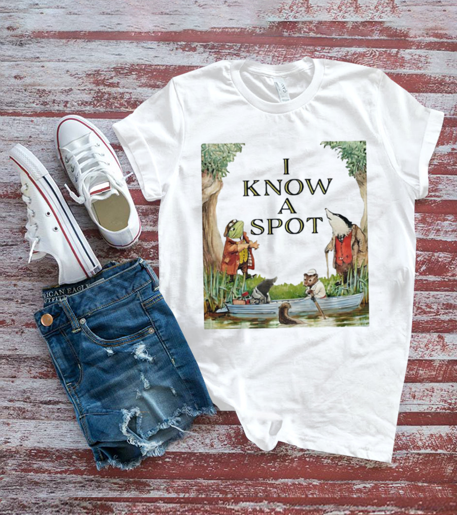 I Know A Spot Animals By The River With Friends T-Shirt
