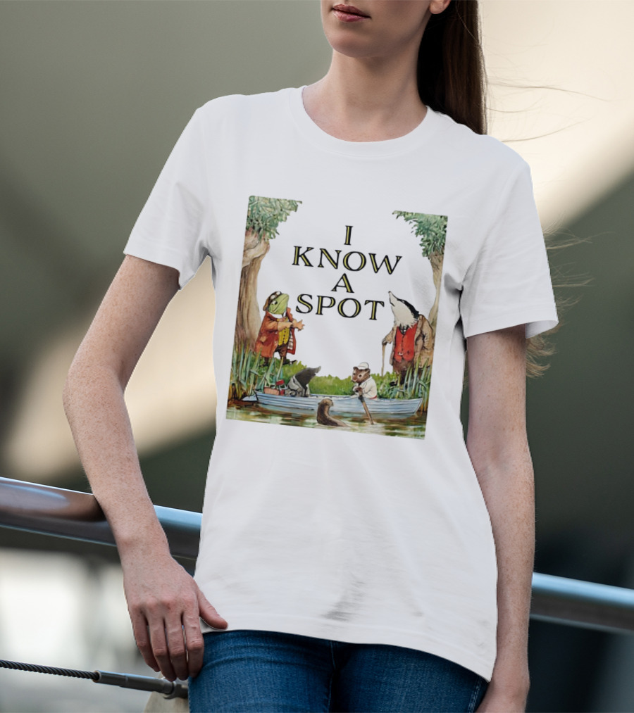 I Know A Spot Animals By The River With Friends T-Shirt