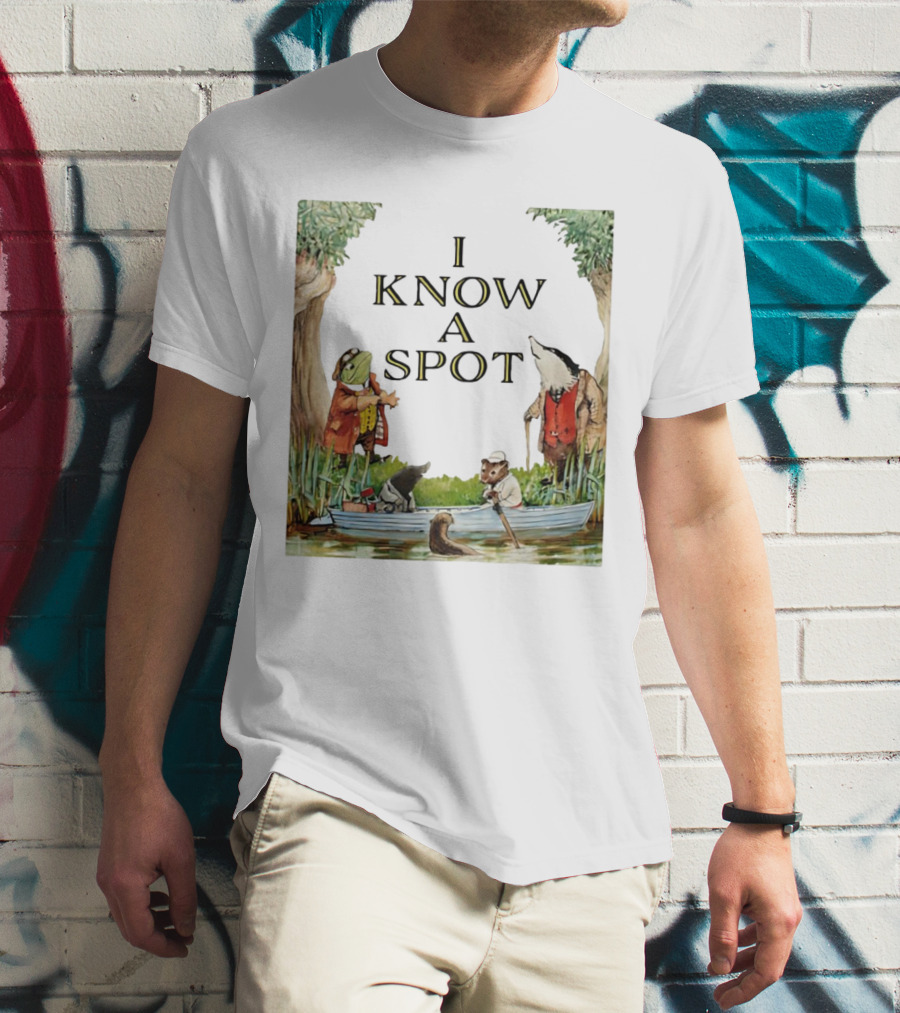 I Know A Spot Animals By The River With Friends T-Shirt