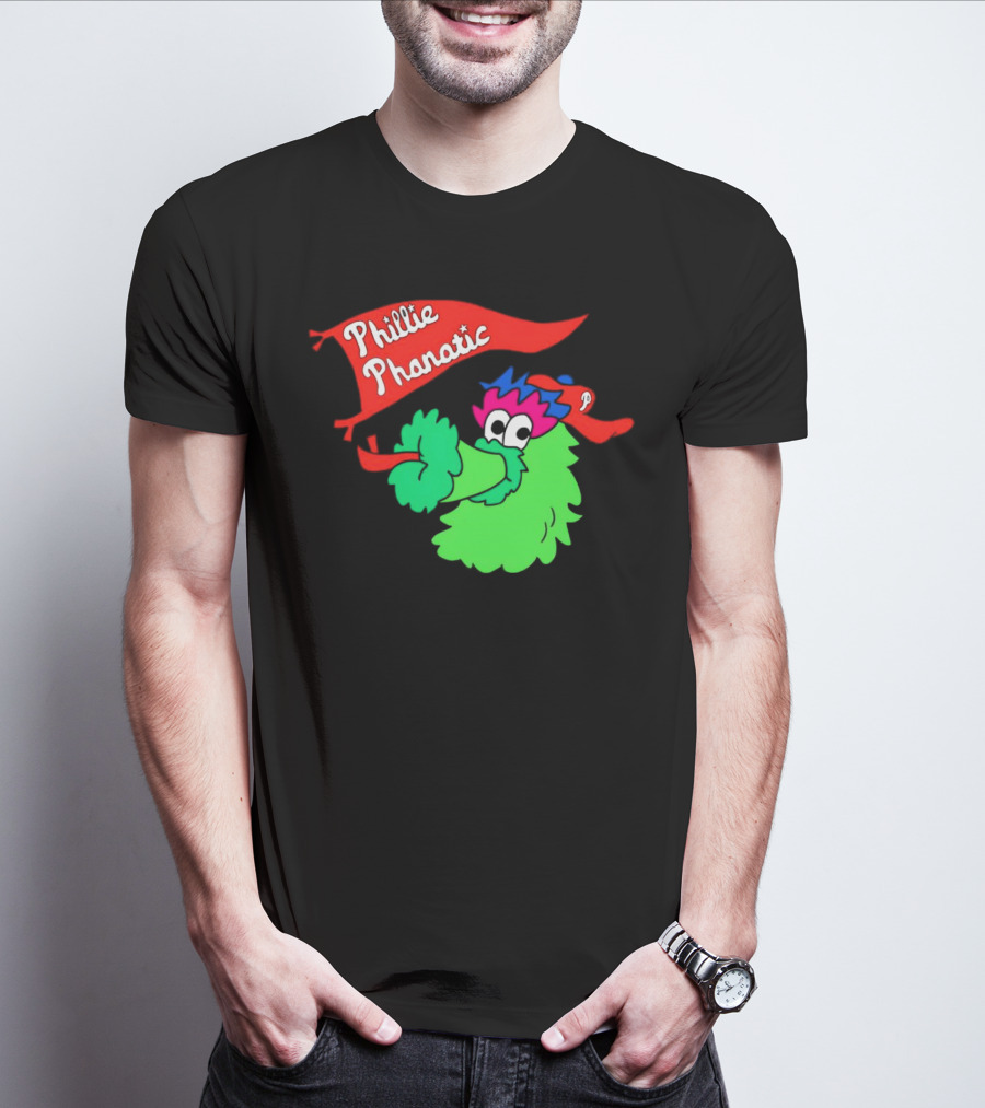 Phillie Phanatic Philadelphia Phillies Mascot Banner T-Shirt