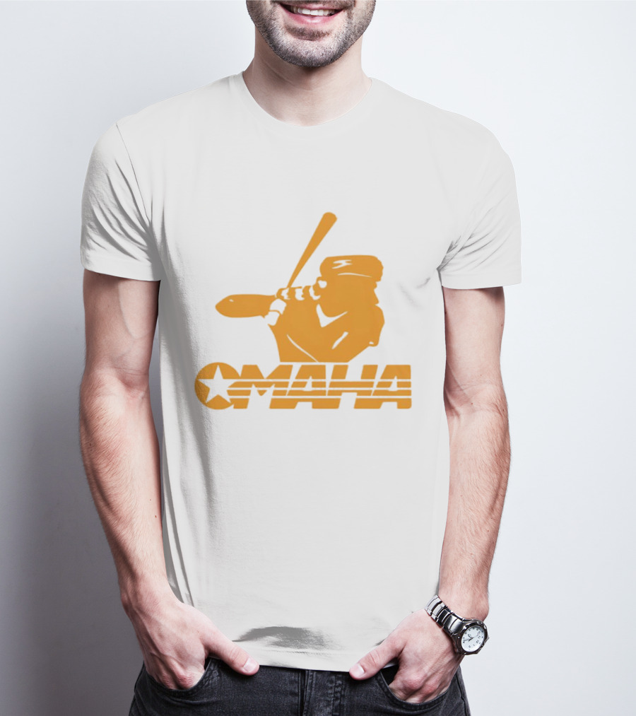 Omaha Baseball Player Star T-Shirt