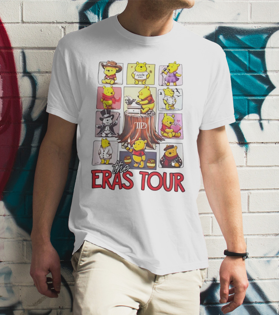 Winnie The Pooh In Diverse Costumes The Eras Tour T-Shirt