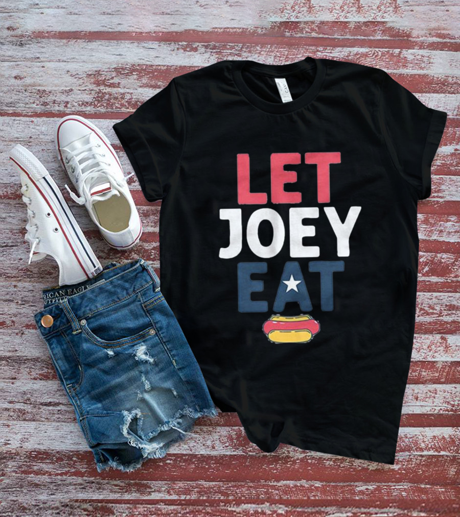 LET JOEY EAT Star Hotdog T-Shirt