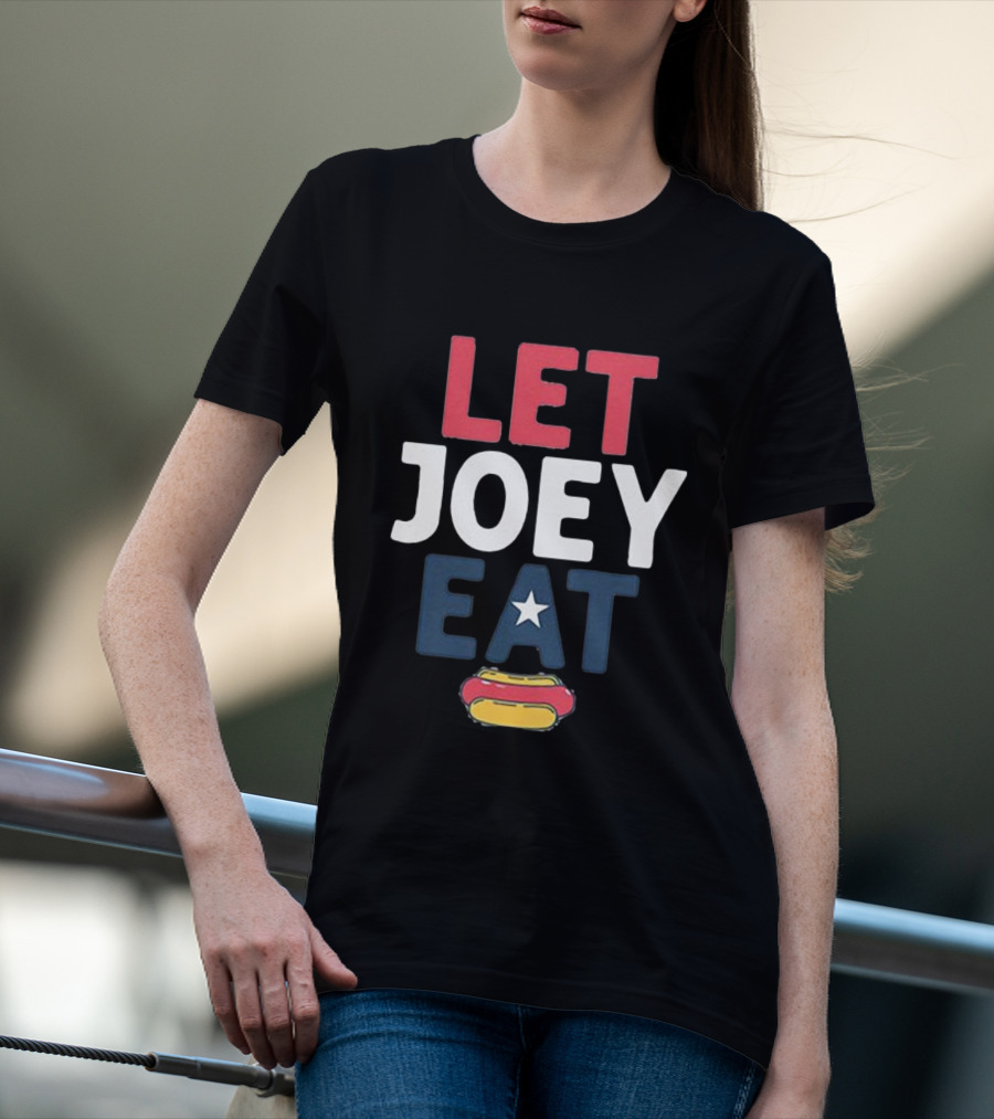 LET JOEY EAT Star Hotdog T-Shirt