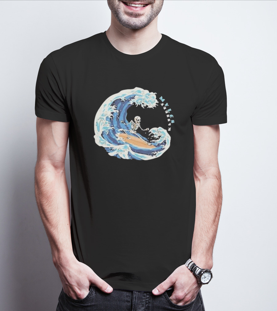 Myles Kennedy Skeleton Surf Wake T-Shirt