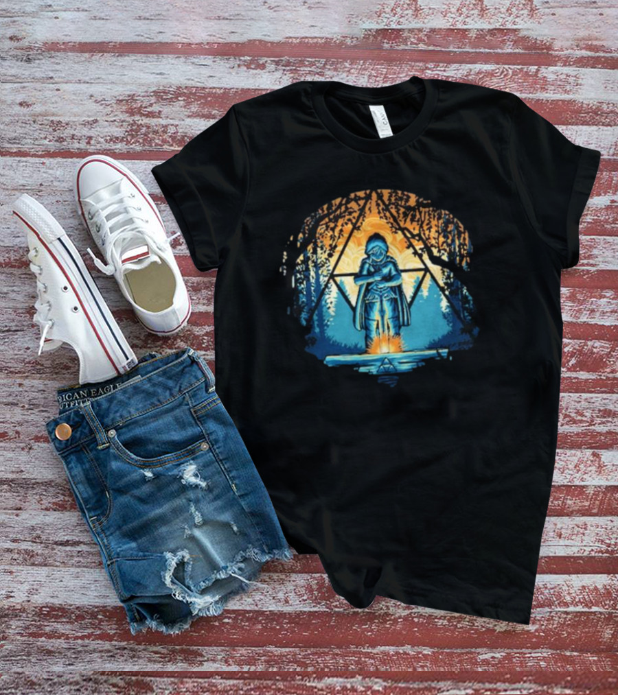 Zelda Triforce Sword Forest Twilight Adventure T-Shirt
