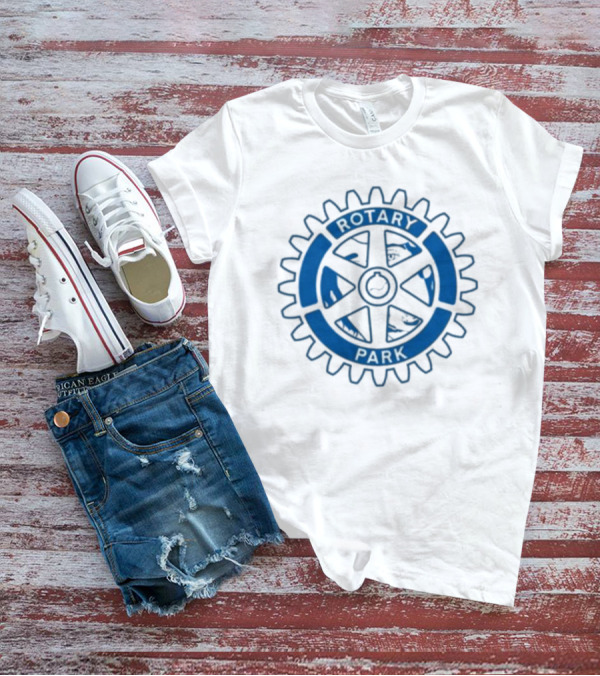 Rotary Park Blue Gear Emblem T-Shirt