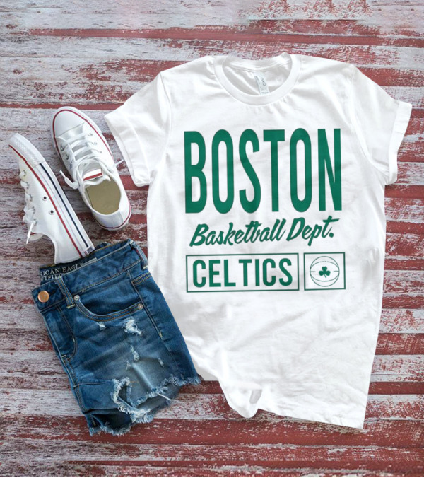 Boston Celtics Basketball Dept Celtics Shamrock T-Shirt