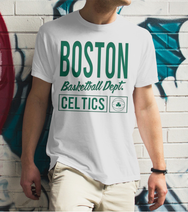 Boston Celtics Basketball Dept Celtics Shamrock T-Shirt