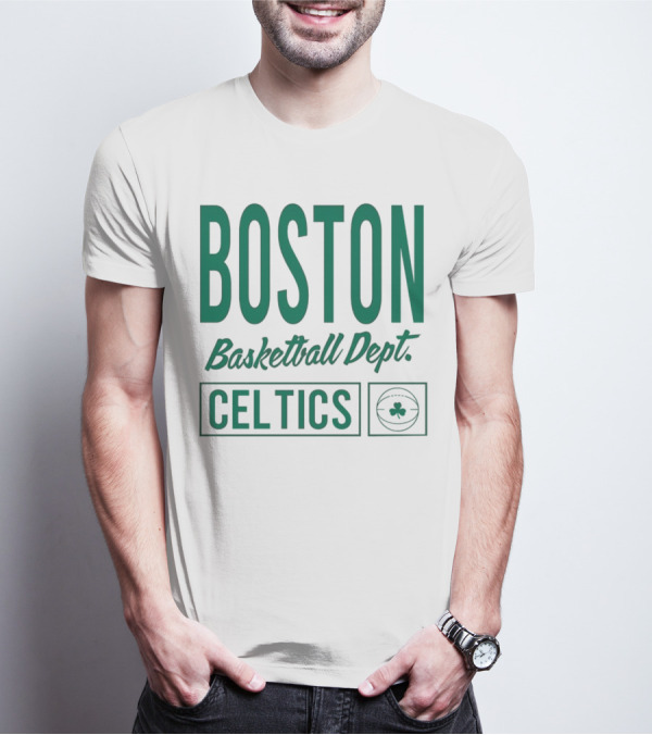 Boston Celtics Basketball Dept Celtics Shamrock T-Shirt