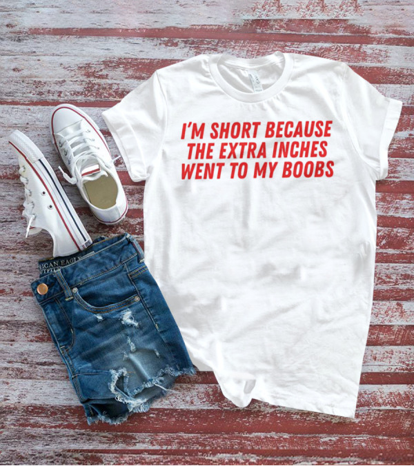 I'm Short Because The Extra Inches Went To My Boobs T-Shirt