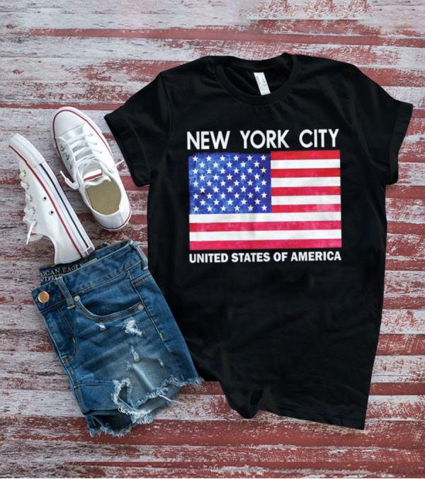NEW YORK CITY UNITED STATES OF AMERICA FLAG T-Shirt