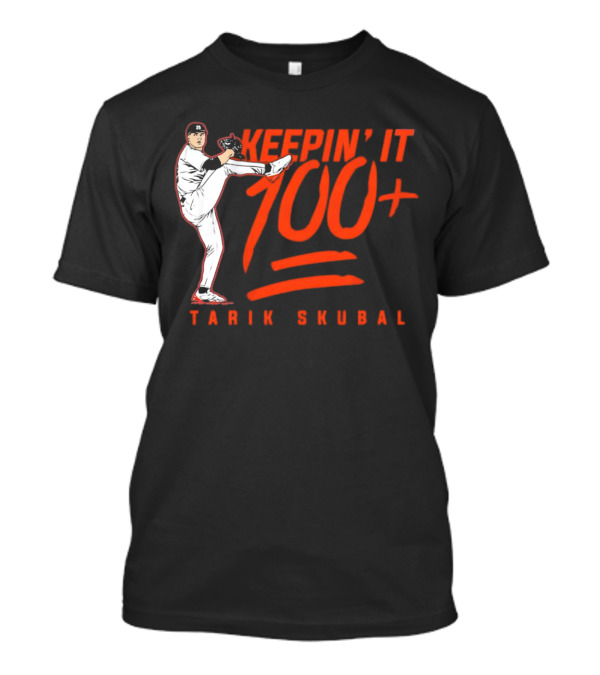 Tarik Skubal Keepin’ It 100+ Pitcher Pose T-Shirt