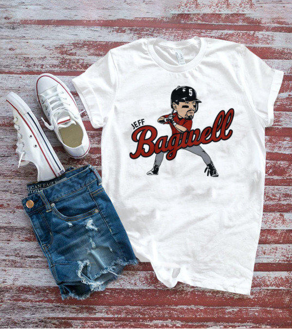 Jeff Bagwell Houston Astros Caricature Baseball T-Shirt