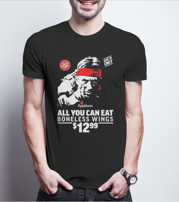 Applebee's All You Can Eat Boneless Wings Dine In Only For A Limited Time $12.99 T-Shirt