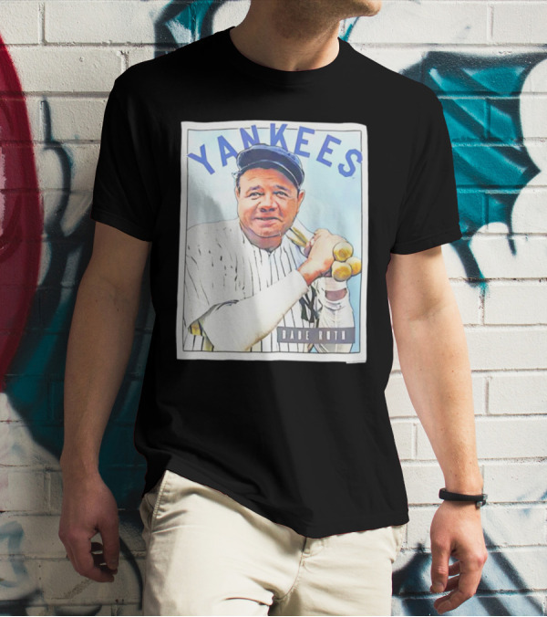 YANKEES Babe Ruth Baseball T-Shirt