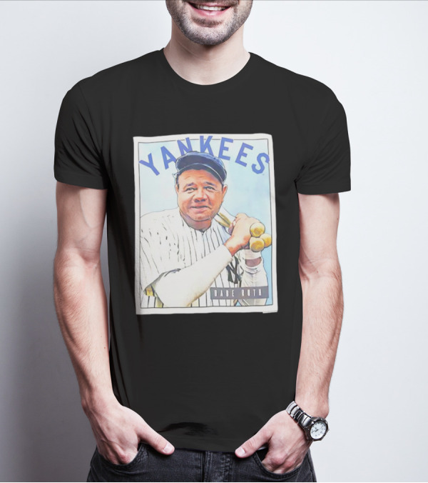 YANKEES Babe Ruth Baseball T-Shirt