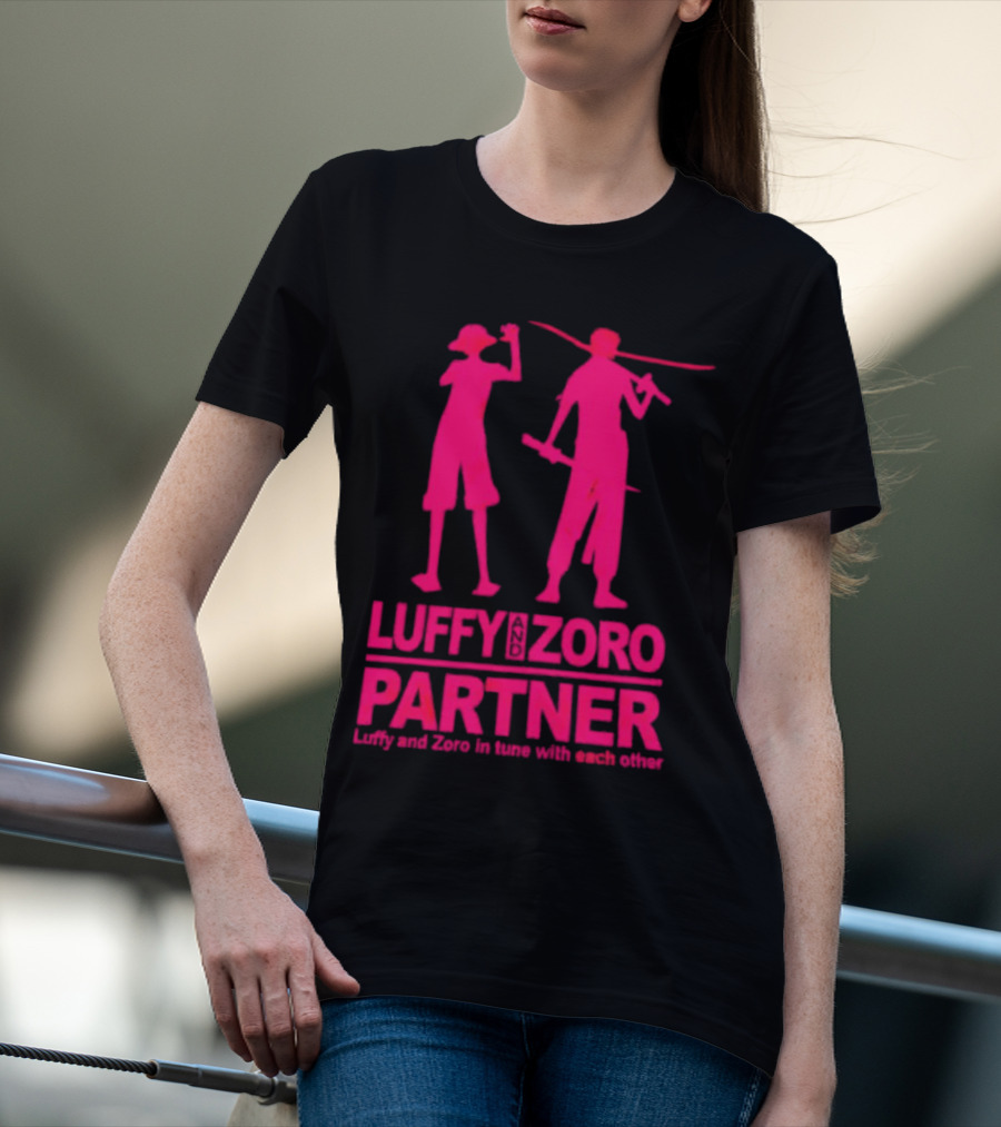 Luffy And Zoro Partner In Tune With Each Other T-Shirt