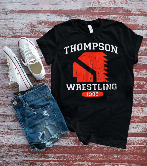 Thompson Wrestling 1985 Red Spartan T-Shirt