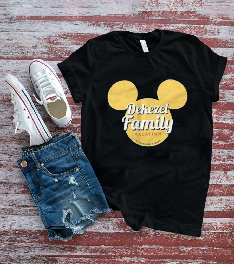Dekezel Family Disneyland Resort Vacation Mickey Mouse T-Shirt