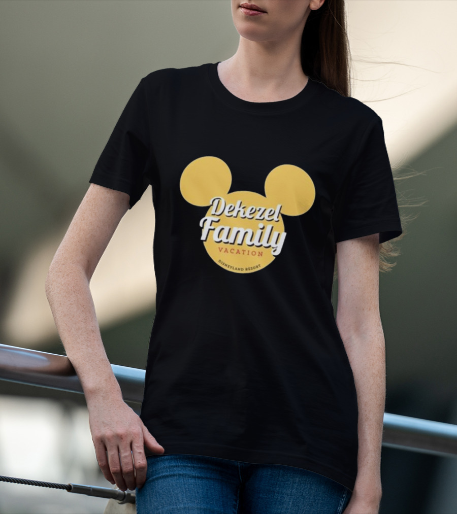Dekezel Family Disneyland Resort Vacation Mickey Mouse T-Shirt