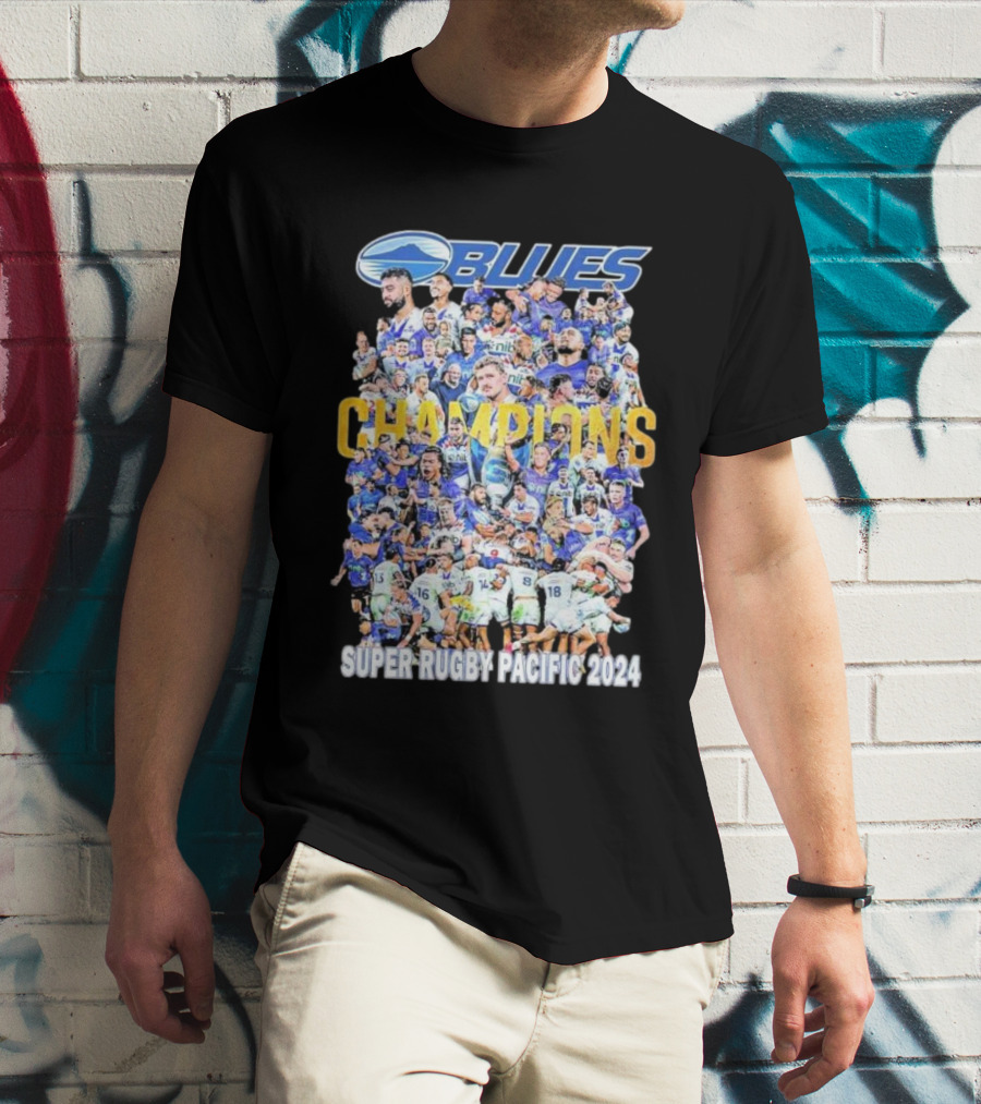 Blues Champions Super Rugby Pacific T-Shirt