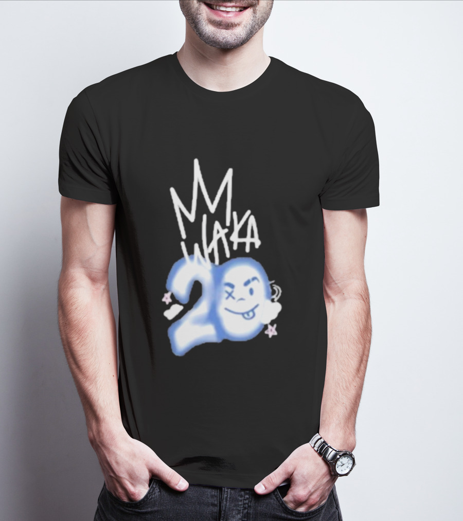 Waka Crew Waka 20 Birthday Bundle MM Style Cloud Star Emoji T-Shirt
