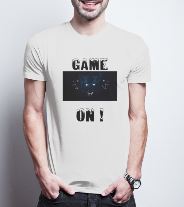 Wolvesden Game On Fierce Trio Wolf Face T-Shirt