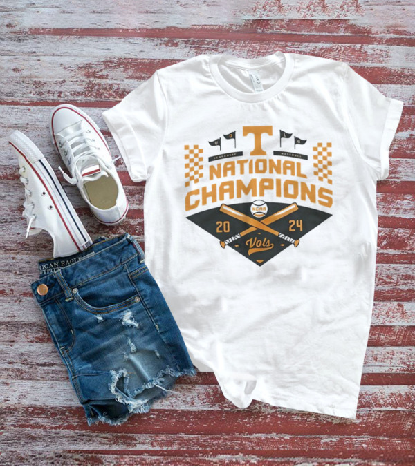 Tennessee Volunteers 2024 NCAA National Champions Vols Baseball T-Shirt
