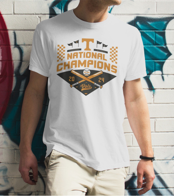 Tennessee Volunteers 2024 NCAA National Champions Vols Baseball T-Shirt