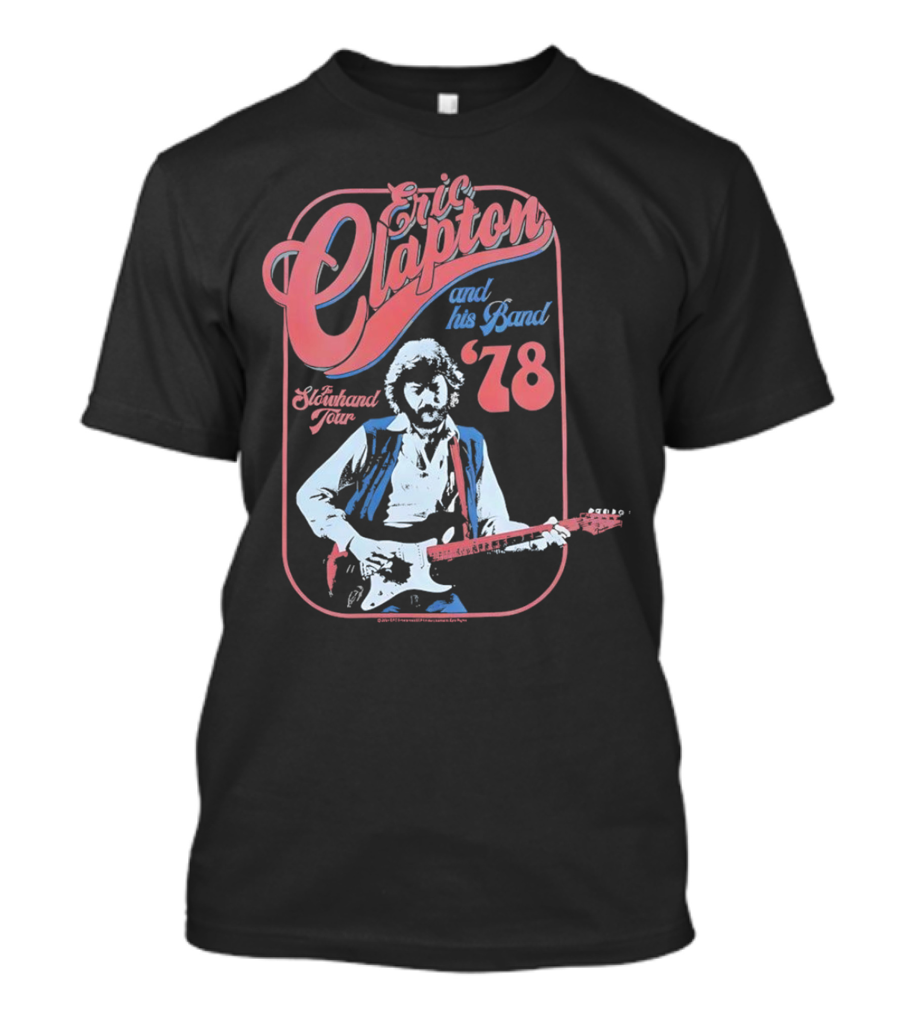 Eric Clapton And His Band Slowhand Tour '78 T-Shirt