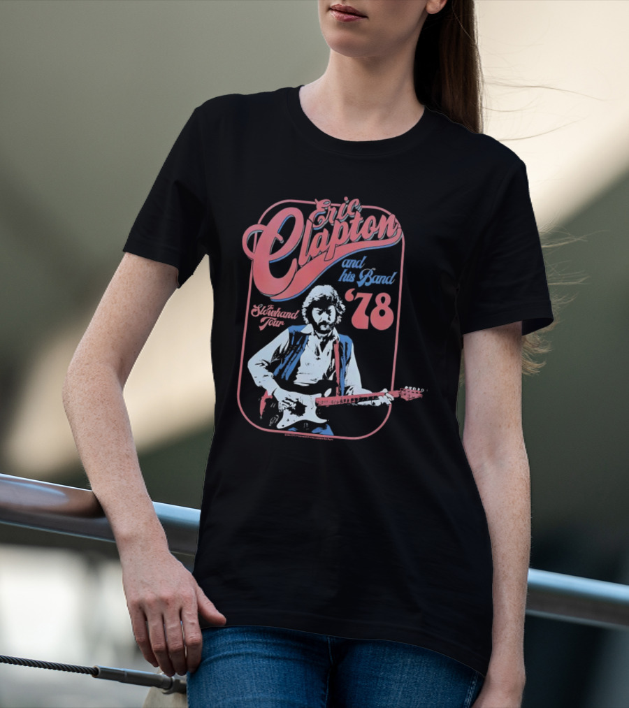 Eric Clapton And His Band Slowhand Tour '78 T-Shirt