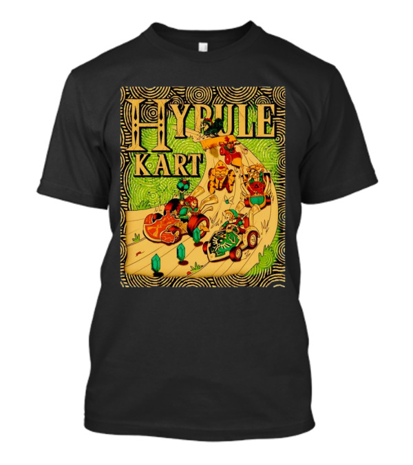 Hyrule Kart Mario Kart The Legend Of Zelda Track Adventure T-Shirt