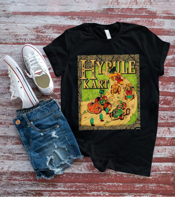 Hyrule Kart Mario Kart The Legend Of Zelda Track Adventure T-Shirt