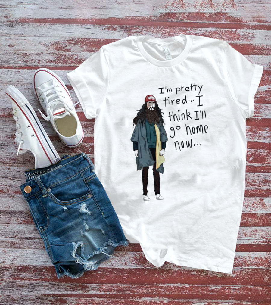 I'm Pretty Tired I Think I'll Go Home Now Vintage Movie Forest Run T-Shirt