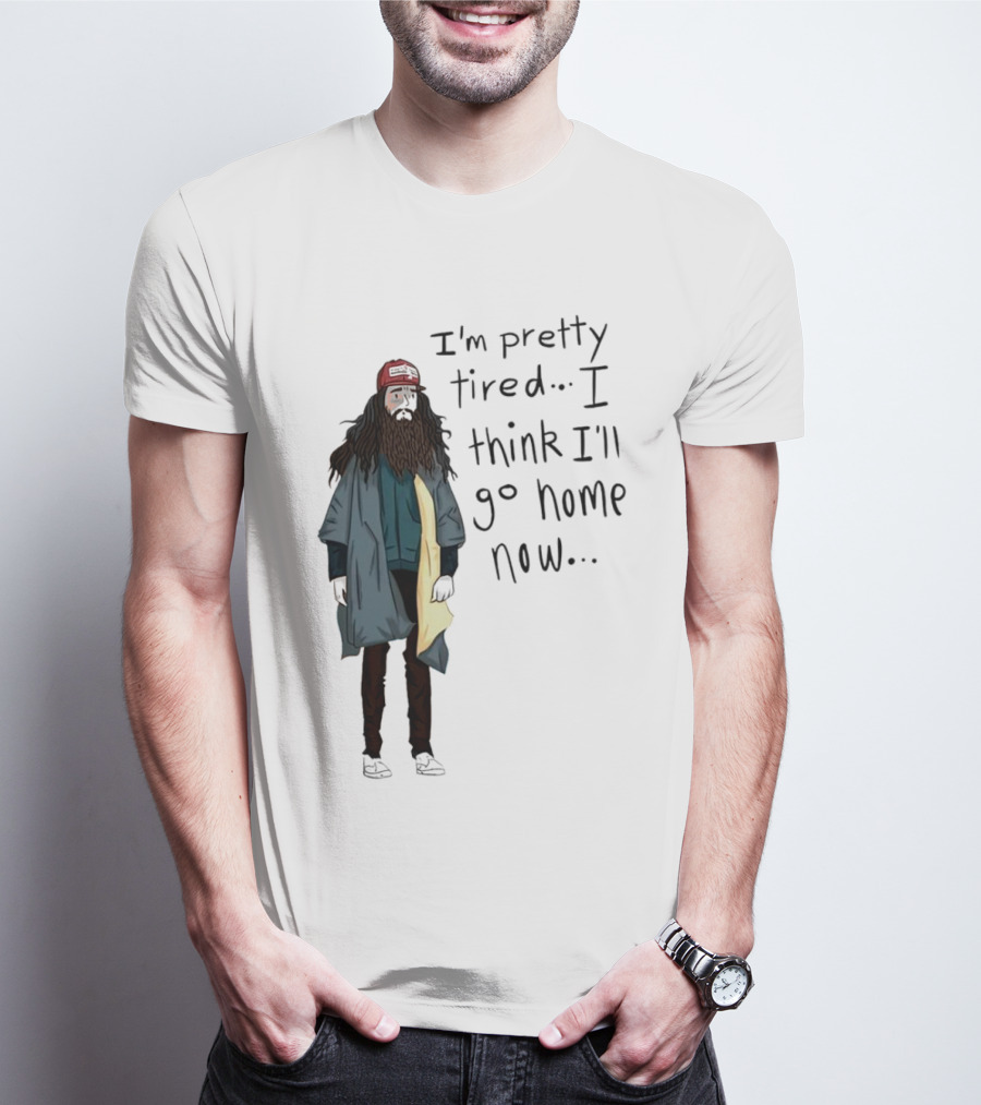 I'm Pretty Tired I Think I'll Go Home Now Vintage Movie Forest Run T-Shirt