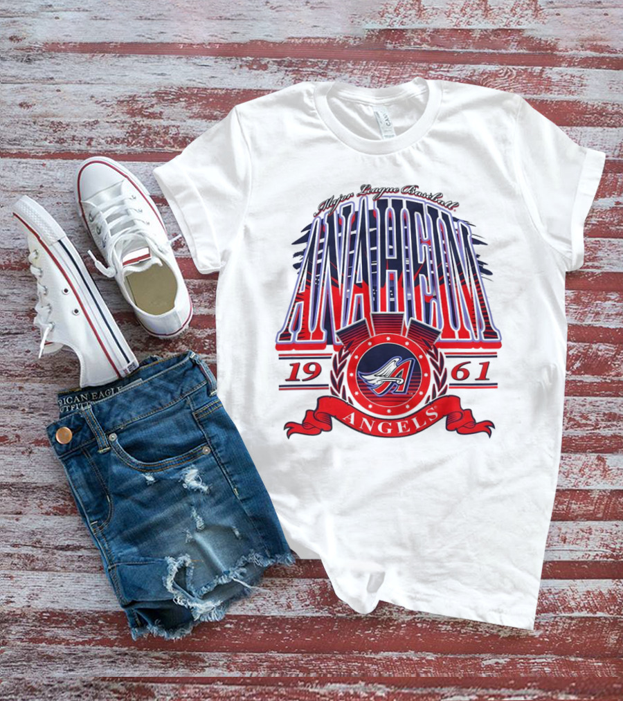 Major League Baseball Anaheim Angels 1961 T-Shirt