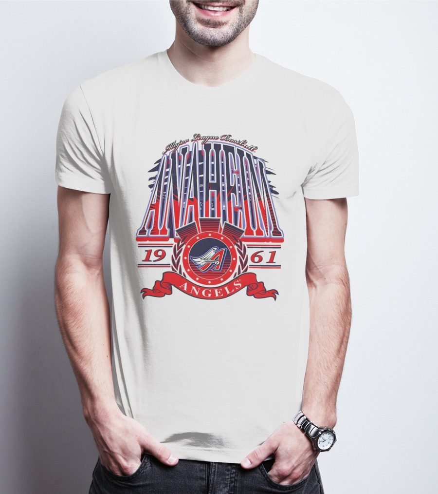 Major League Baseball Anaheim Angels 1961 T-Shirt