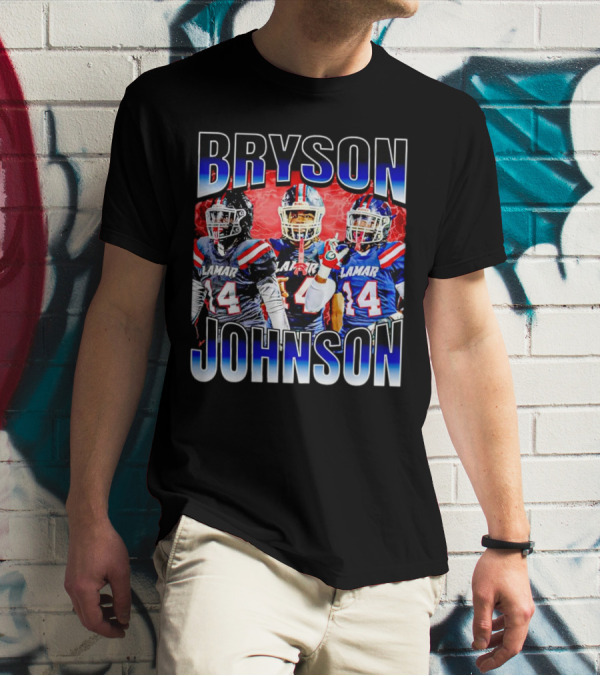 Bryson Johnson Lamar 44 Football Vintage T-Shirt