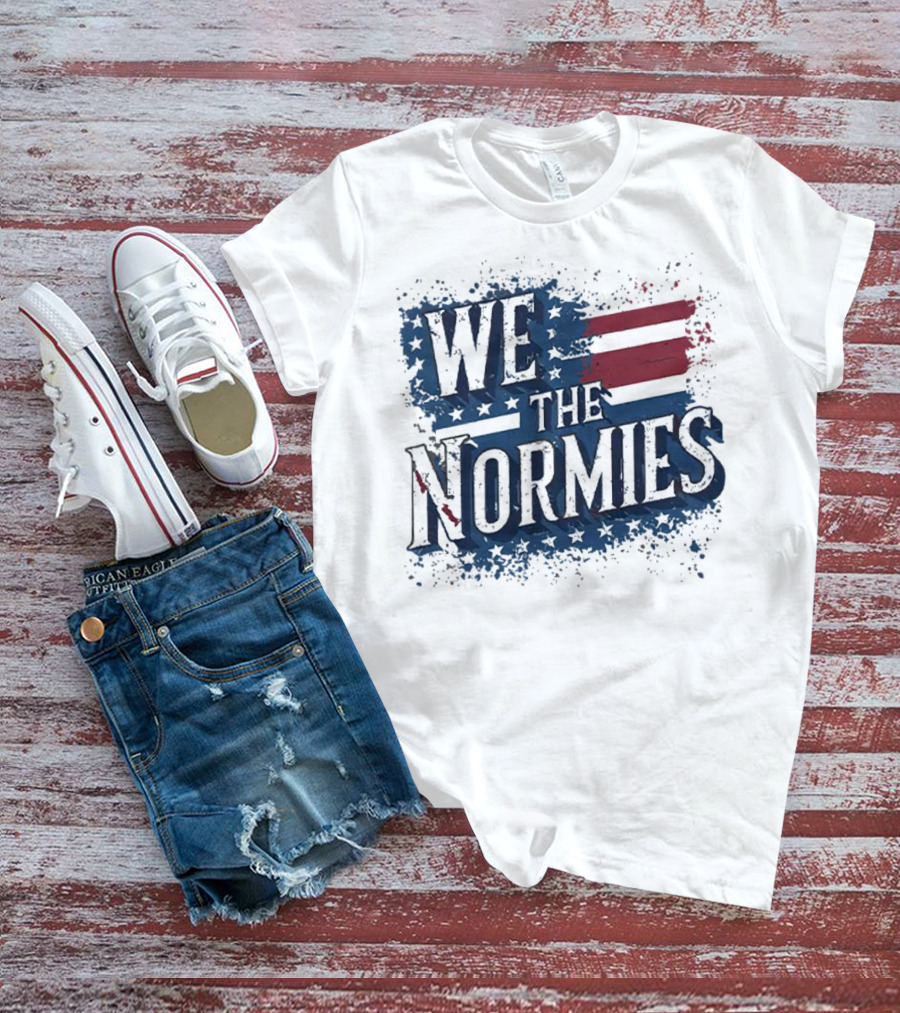 We The Normies American Flag T-Shirt