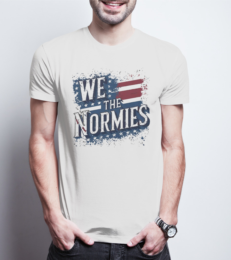 We The Normies American Flag T-Shirt