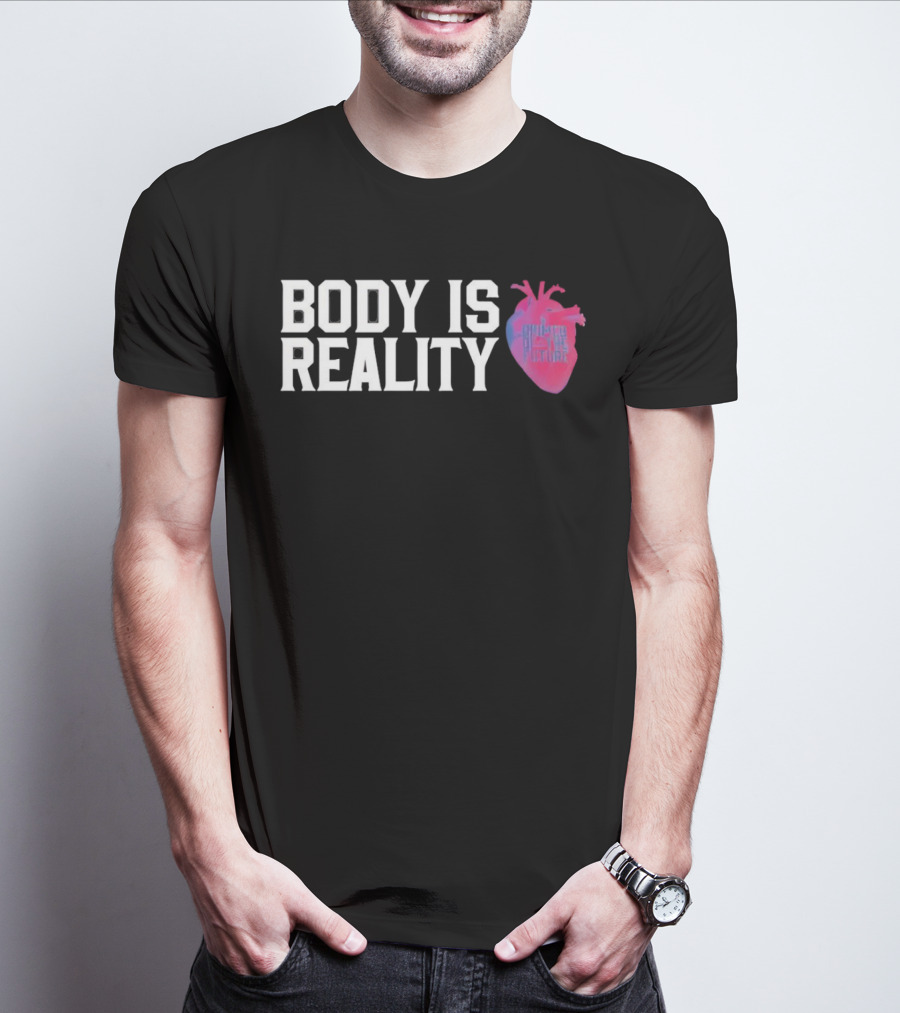 Body Is Reality Crimes Of The Future Heart T-Shirt
