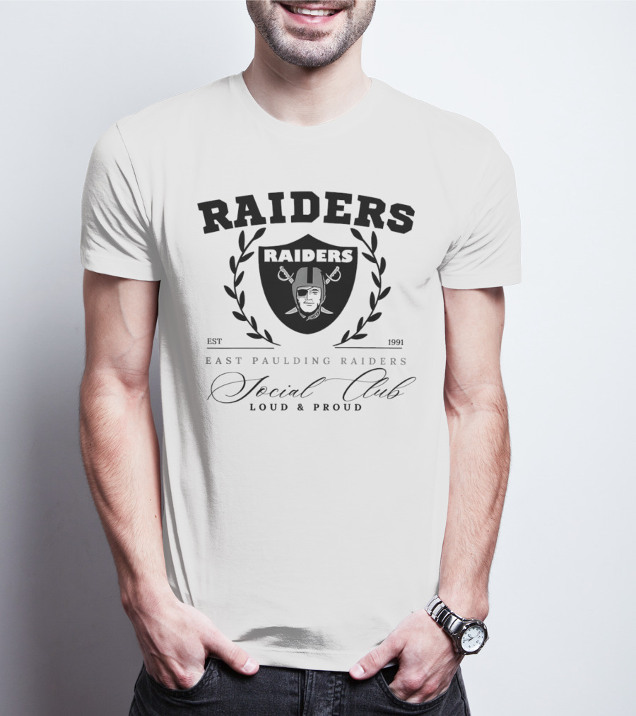 East Paulding Raiders Social Club Est 1991 Loud And Proud T-Shirt