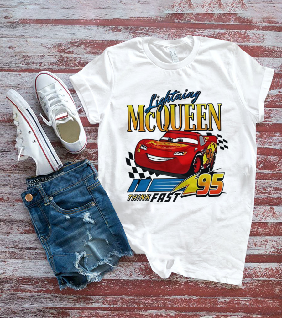 Lightning McQueen 95 Think Fast Racing Adventure T-Shirt