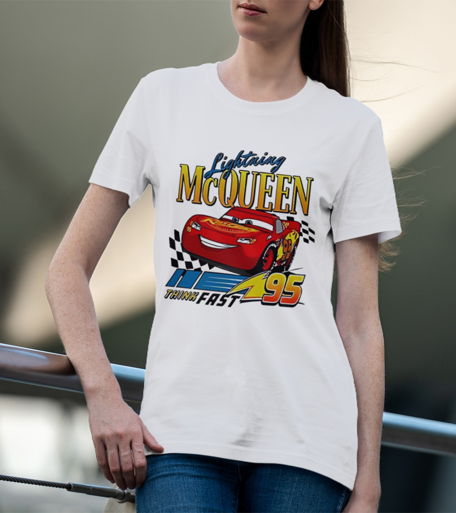 Lightning McQueen 95 Think Fast Racing Adventure T-Shirt