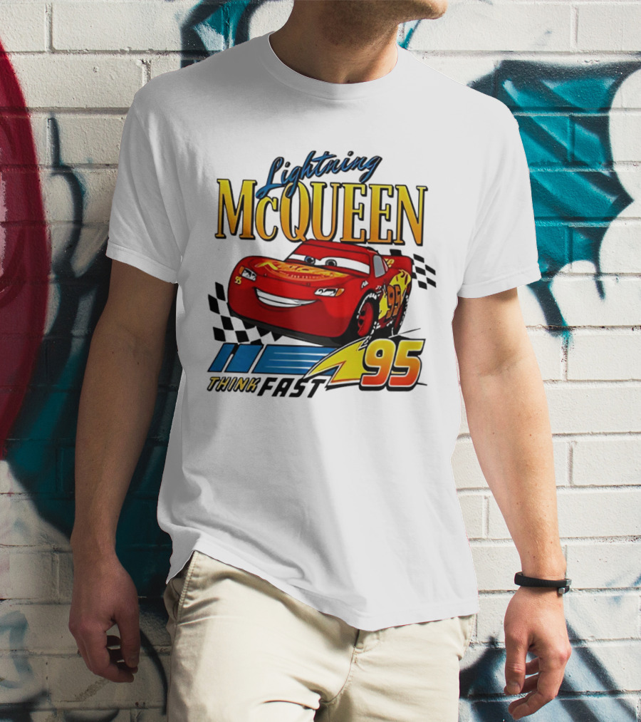 Lightning McQueen 95 Think Fast Racing Adventure T-Shirt