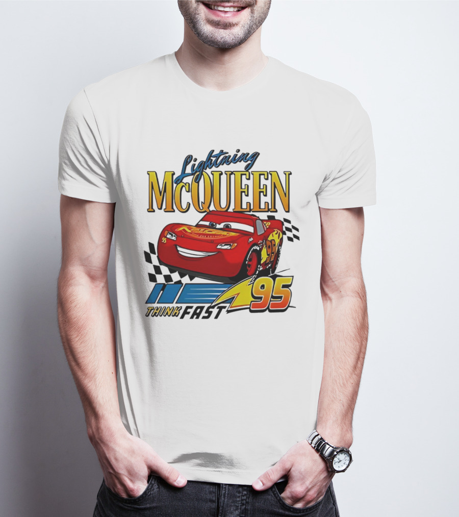 Lightning McQueen 95 Think Fast Racing Adventure T-Shirt