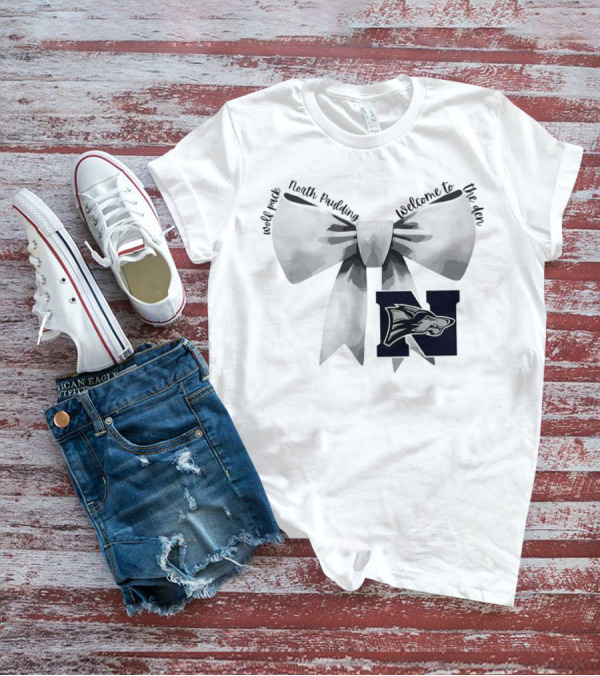 North Paulding Wolfpack Welcome To The Den Bowtie T-Shirt